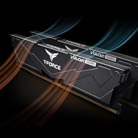 Team T-Force Vulcan FLBD532G6400HC40BDC01 32GB System Memory (2 x 16GB), DDR5 6400, 40-40-40-84, 1.35v, Black, Retail Boxed Team T-Force Vulcan FLBD532G6400HC40BDC01 32GB System Memory (2 x 16GB), DDR5 6400, 40-40-40-84, 1.35v, Black, Retail Boxed